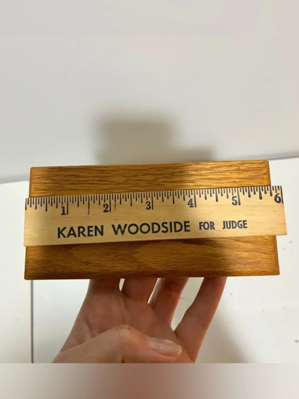Vintage Orange Tone Mini Wood Wall Mounted Display Shelves